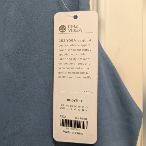 NWT CRZ Yoga Butterluxe High Neck Racerback Bodysuits - Picture 4 of 8